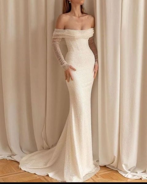 so i'm actually getting married 🥹💍 and i think this might be THE one — sparkly, off-shoulder, mermaid fit. swipe for the full length. is it too much or exactly enough?? i need my girls' honest eyes on this